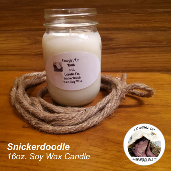 16oz. Snickerdoodle Soy wax Candle