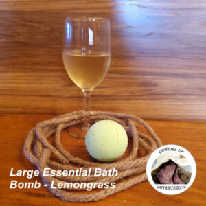 Large Essential Bath Bomb - Lemongrass