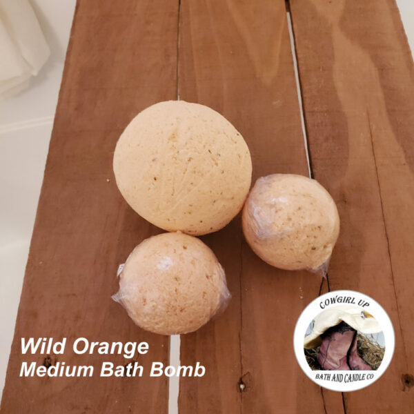 Wild Orange Medium Bath Bomb